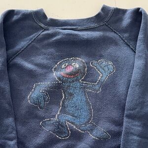 Vintage Grover Sesame Street Sweatshirt Size Small